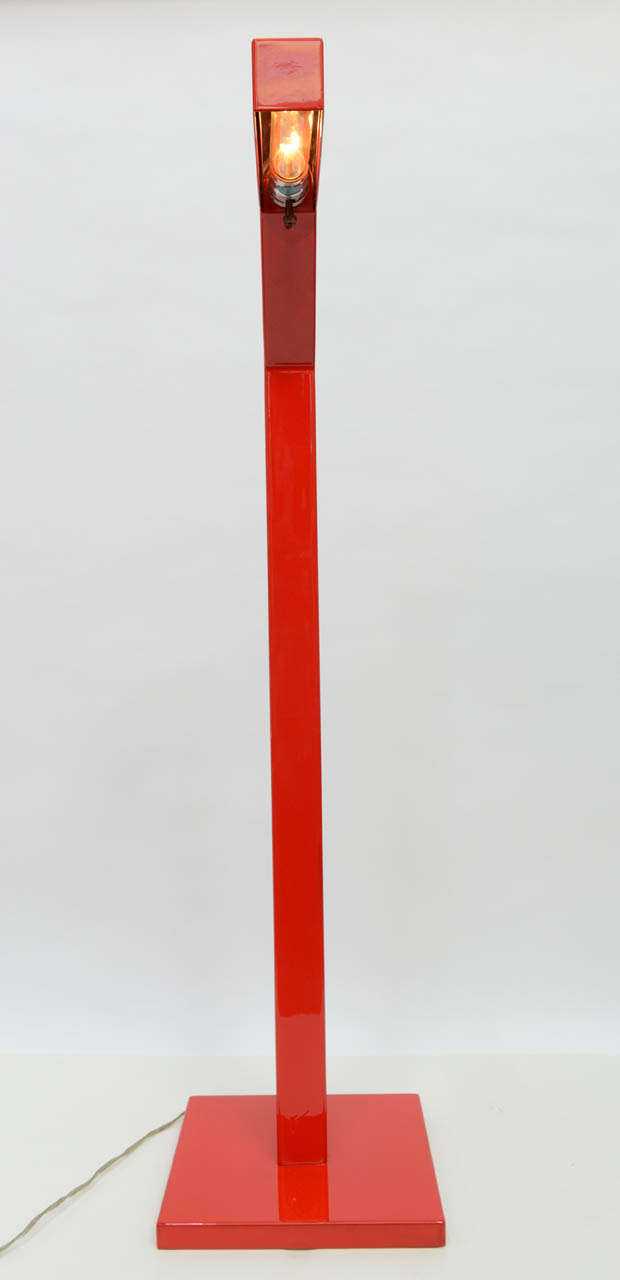 Modernist Red Floor Lamp 2