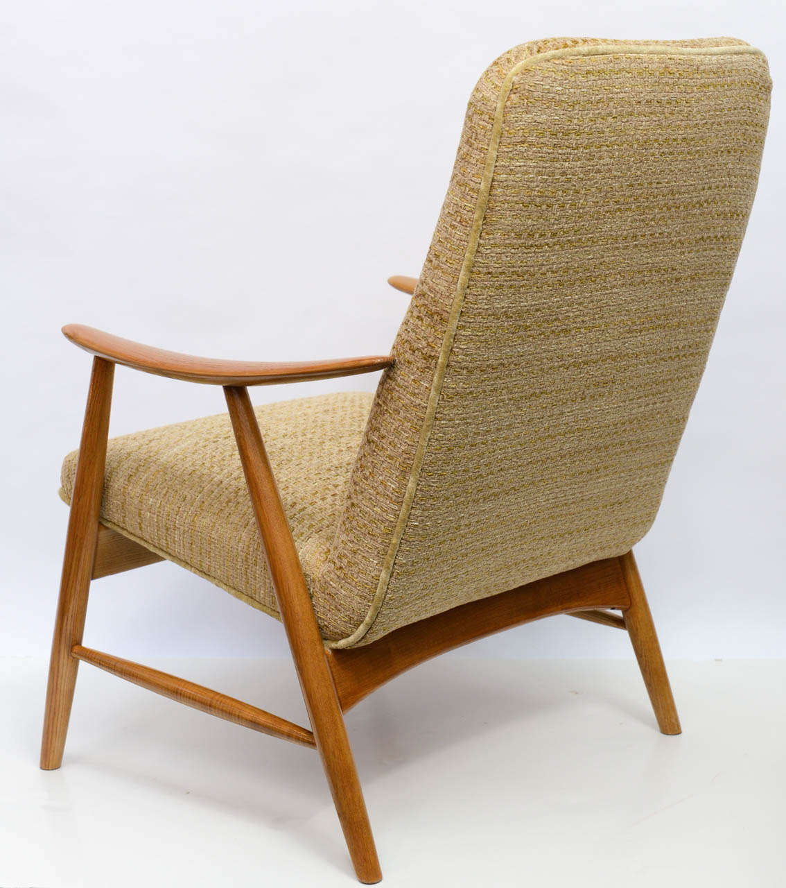 Wood Pair of Mid-Century Modern Armchairs in a style of Juhl, Grete Jalk and Wegner