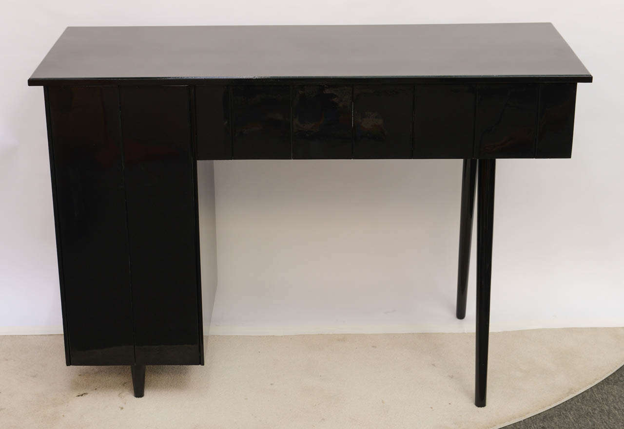 McCobb Style Black Vanity/Desk 2