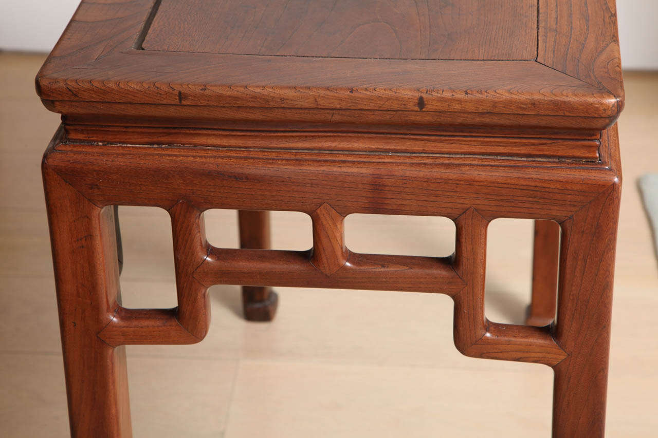 19th Century Chinese Elm Console Table For Sale 3
