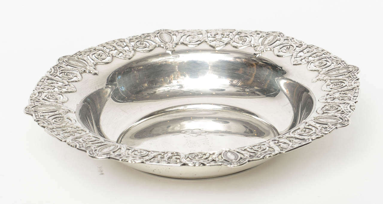 American Sterling Silver Bowl, Early 20th Century For Sale 1