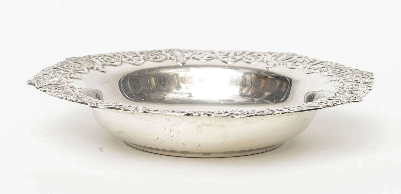 American Sterling Silver Bowl, Early 20th Century For Sale 2