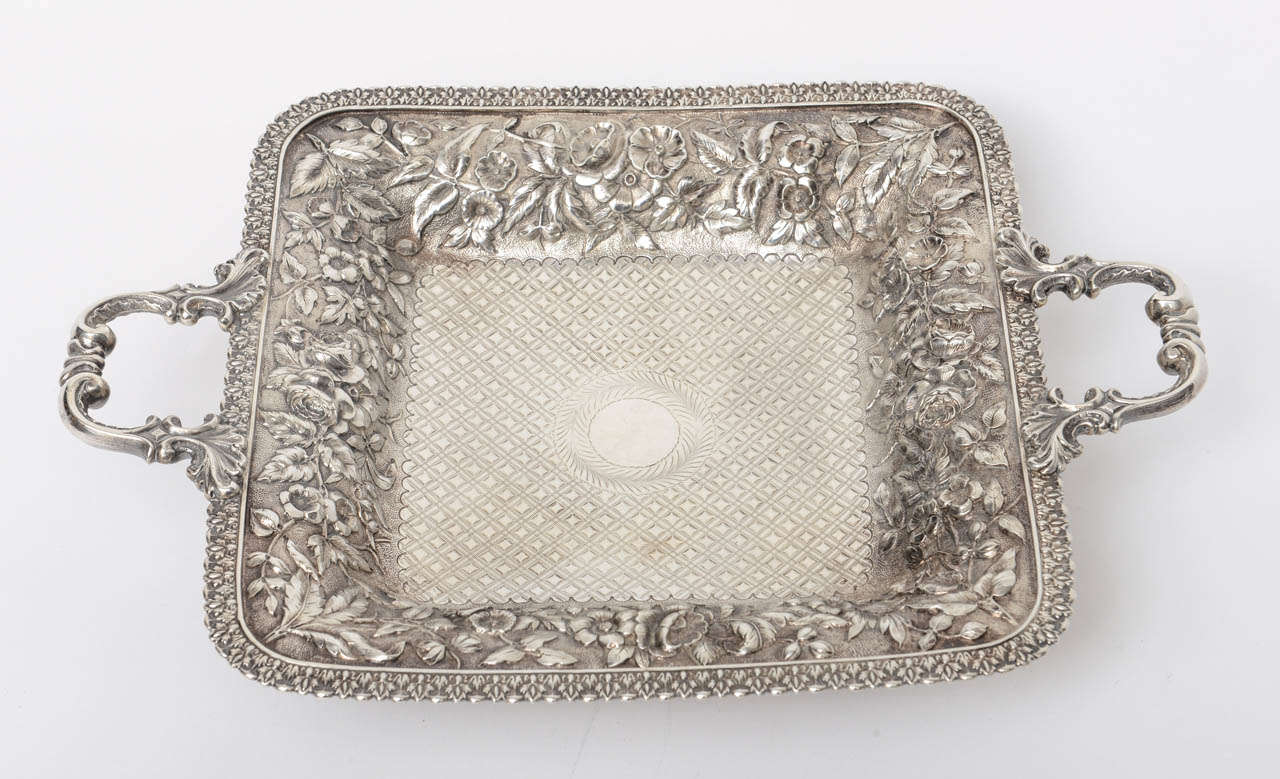 Sterling Silver Dish 19th Century 2