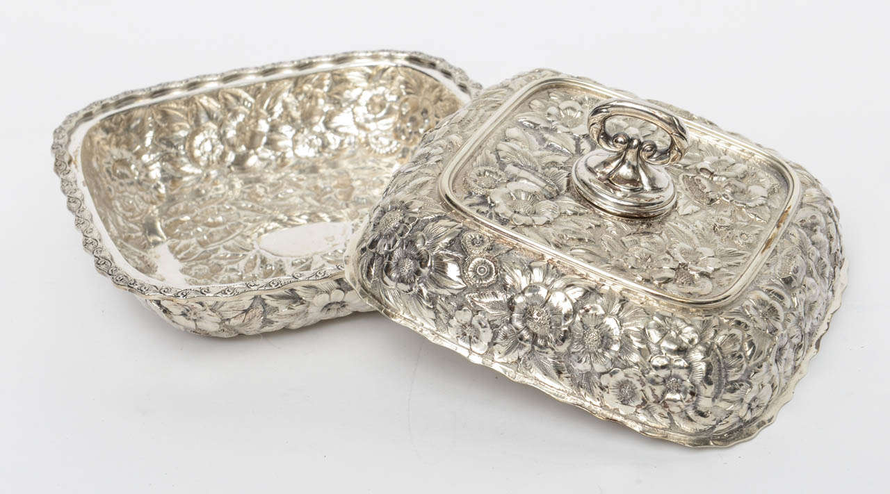 Sterling Silver Covered Dish, Late 19th Century 1