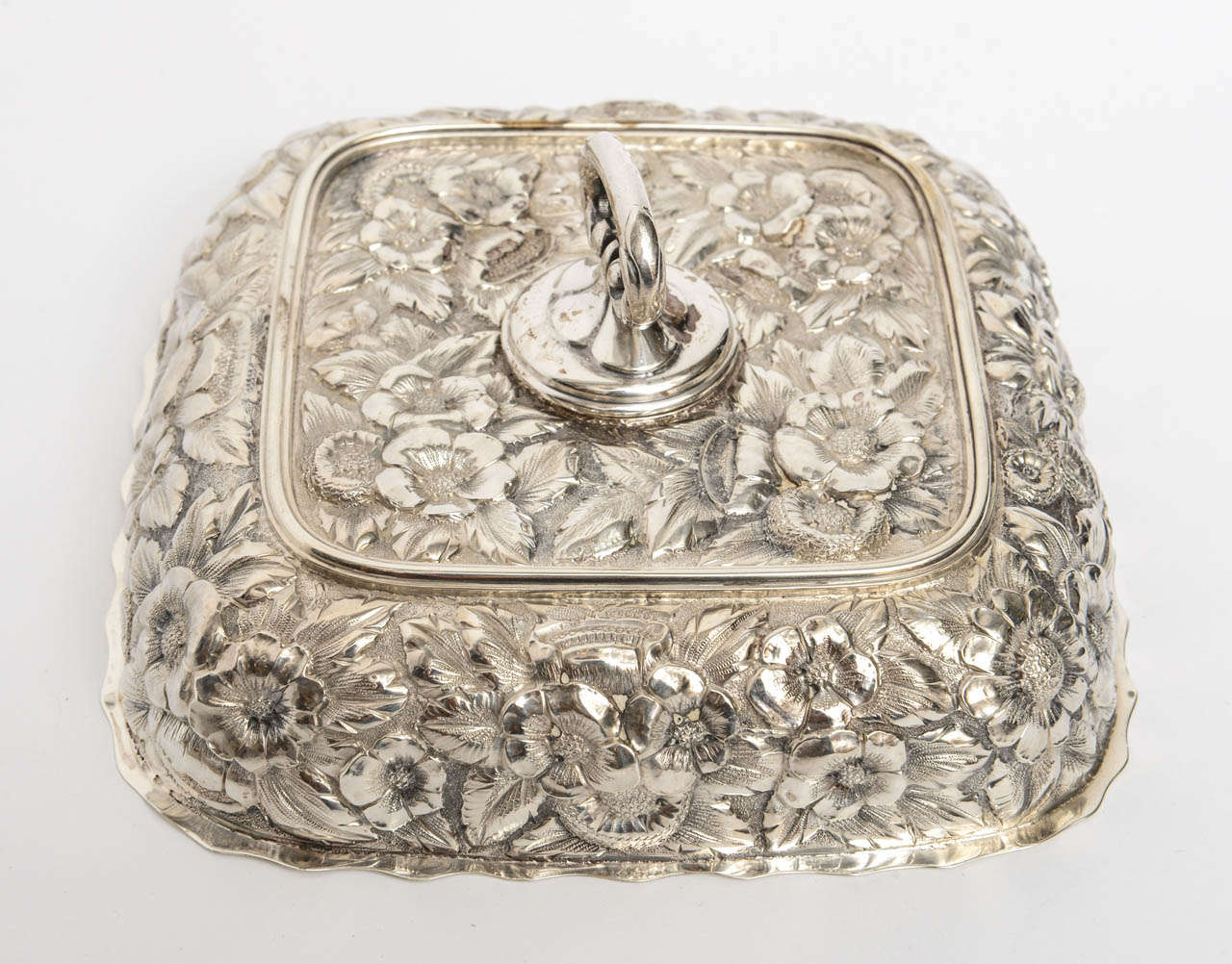 Sterling Silver Covered Dish, Late 19th Century 4