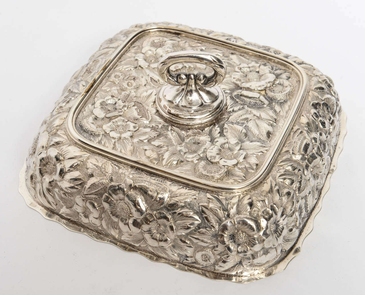 Sterling Silver Covered Dish, Late 19th Century 5