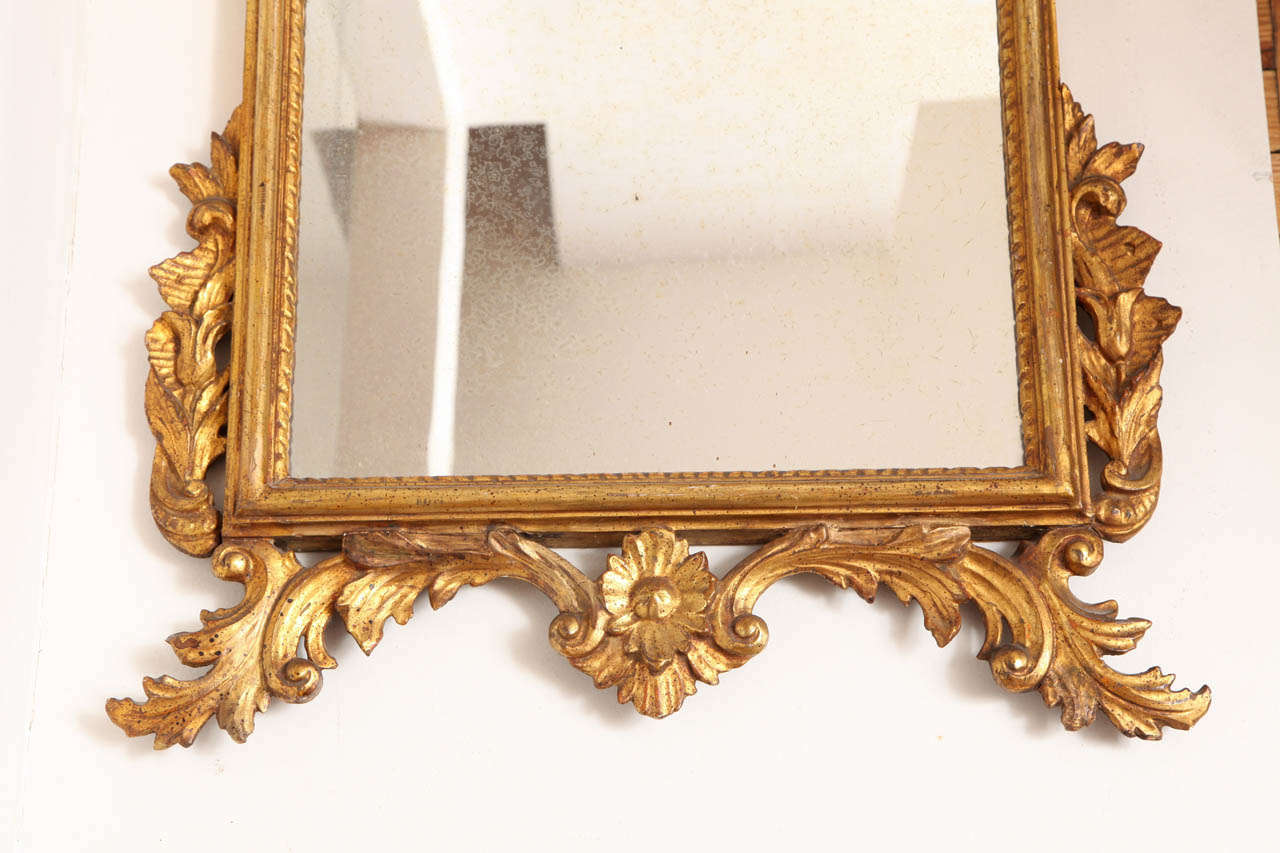 Italian Giltwood Mirror, 19th Century In Good Condition For Sale In New York, NY