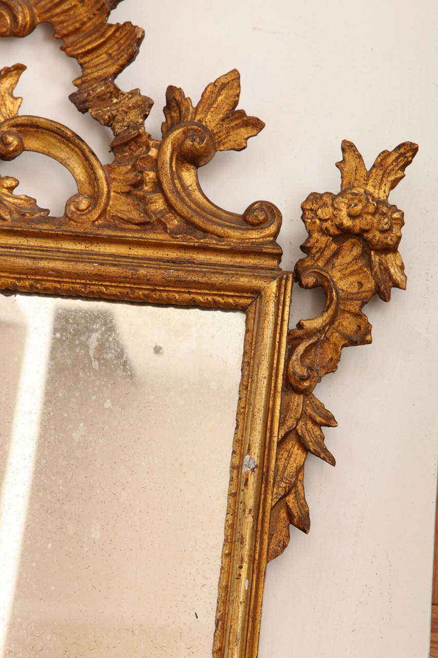 Italian Giltwood Mirror, 19th Century For Sale 3
