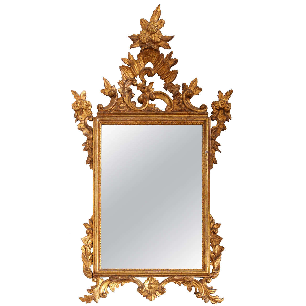Italian Giltwood Mirror, 19th Century For Sale