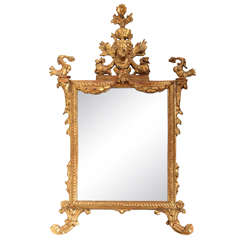 Italian Giltwood Mirror, Late 18th Century