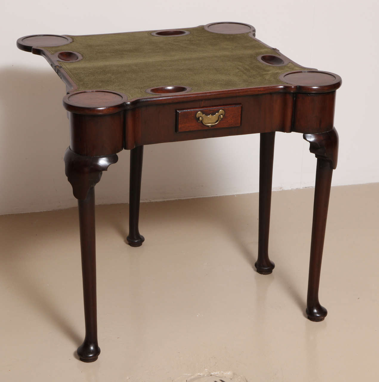 George II Mahogany Console Games Table 3