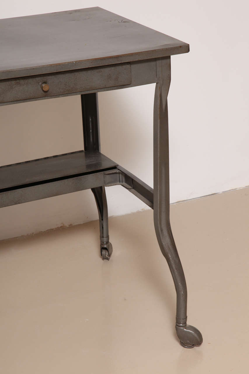 South American Industrial Steel Table