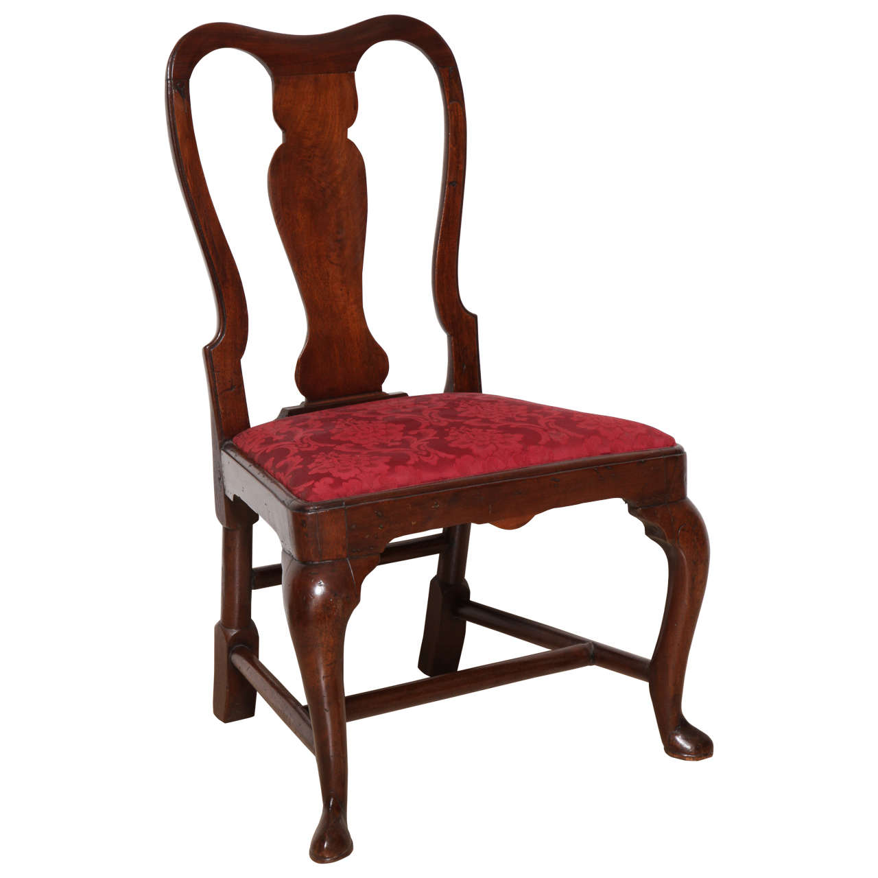 18th Century American Queen Anne Mahogany Side Chair