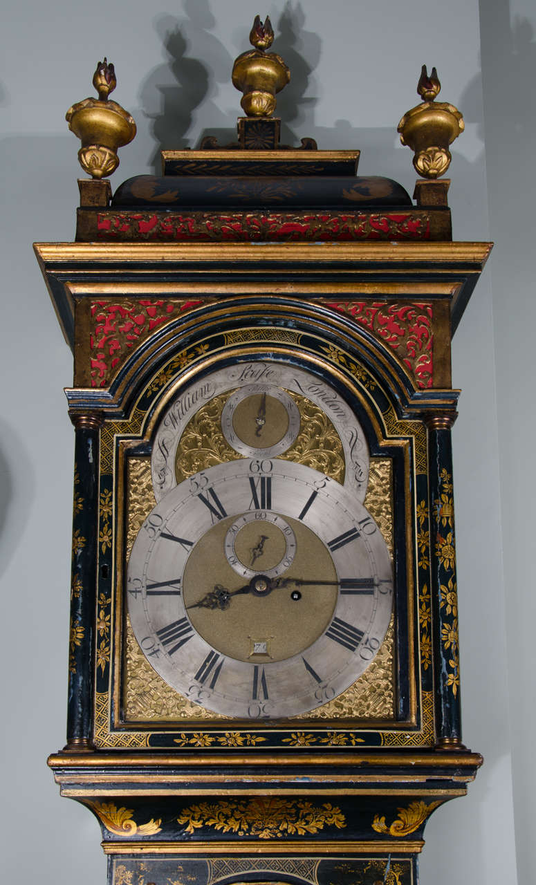chinoiserie longcase clock