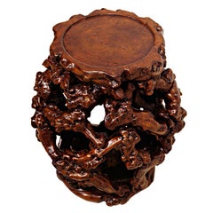 Antique Chinese Root Stool