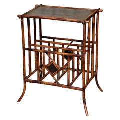 19th Century English Bamboo Magazine Stand