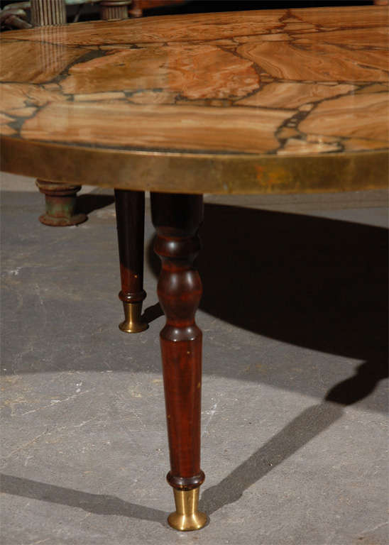 Petrified Wood Top Coffee Table 2