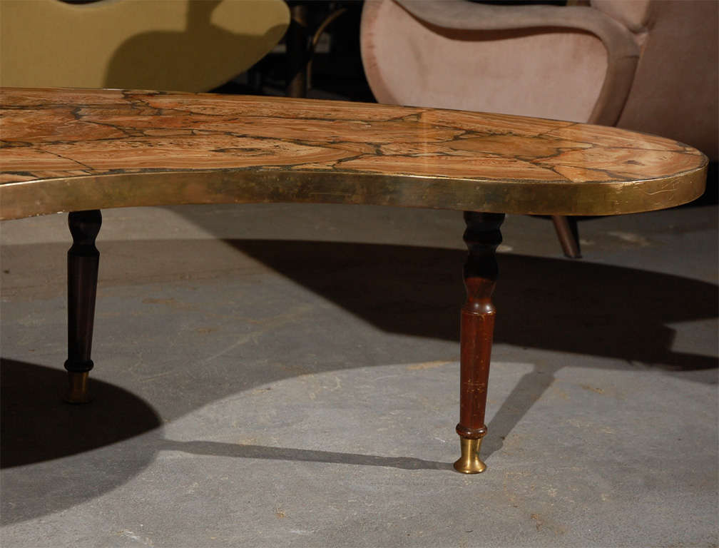 Petrified Wood Top Coffee Table 4