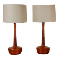 Pair of Danish Table Lamps