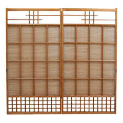 Vintage Japanese Shoji Screens