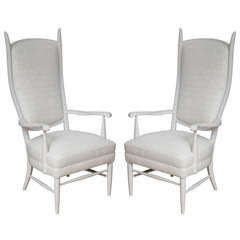 Pair of Womley Tall Back Chairs Pair of Womley Tall Back Chairs