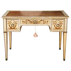 1930
s French Leather Top Desk