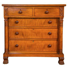 1820
s American Chest with Side Columns