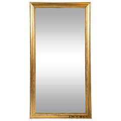 19th c Antique Gilt Mirror