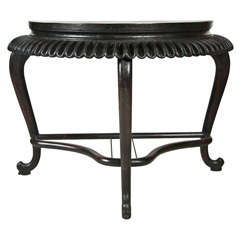 French Scalloped Demi Lune