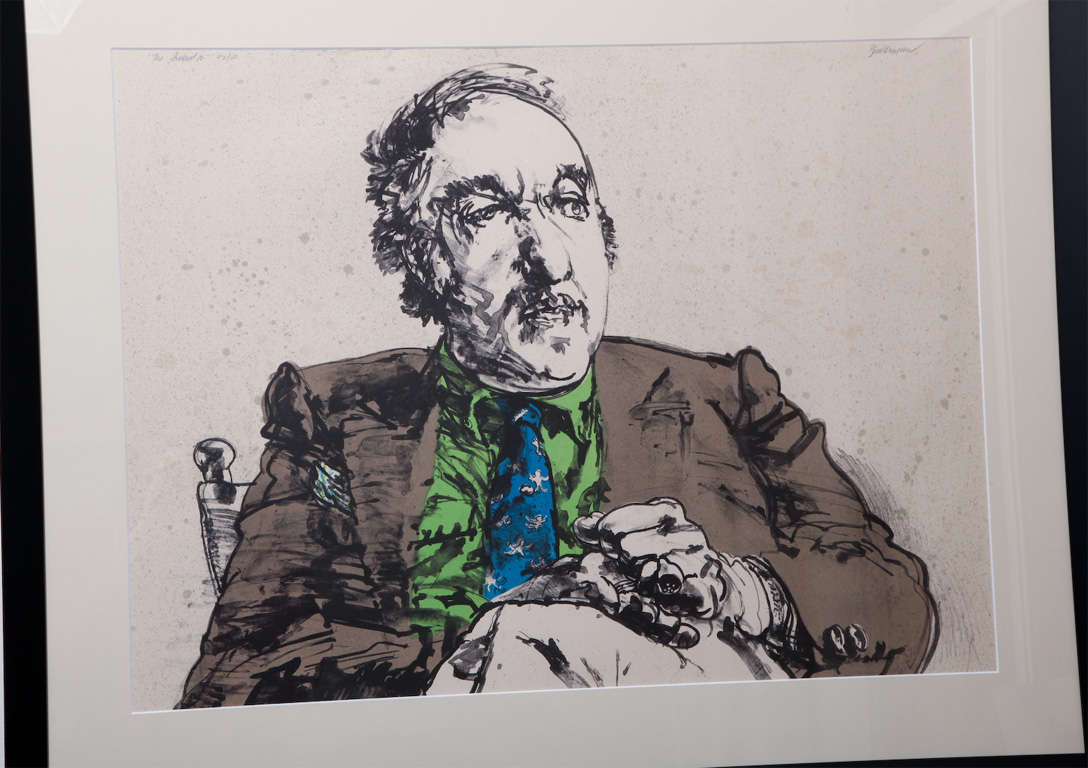 American Harvey Breverman Lithograph For Sale