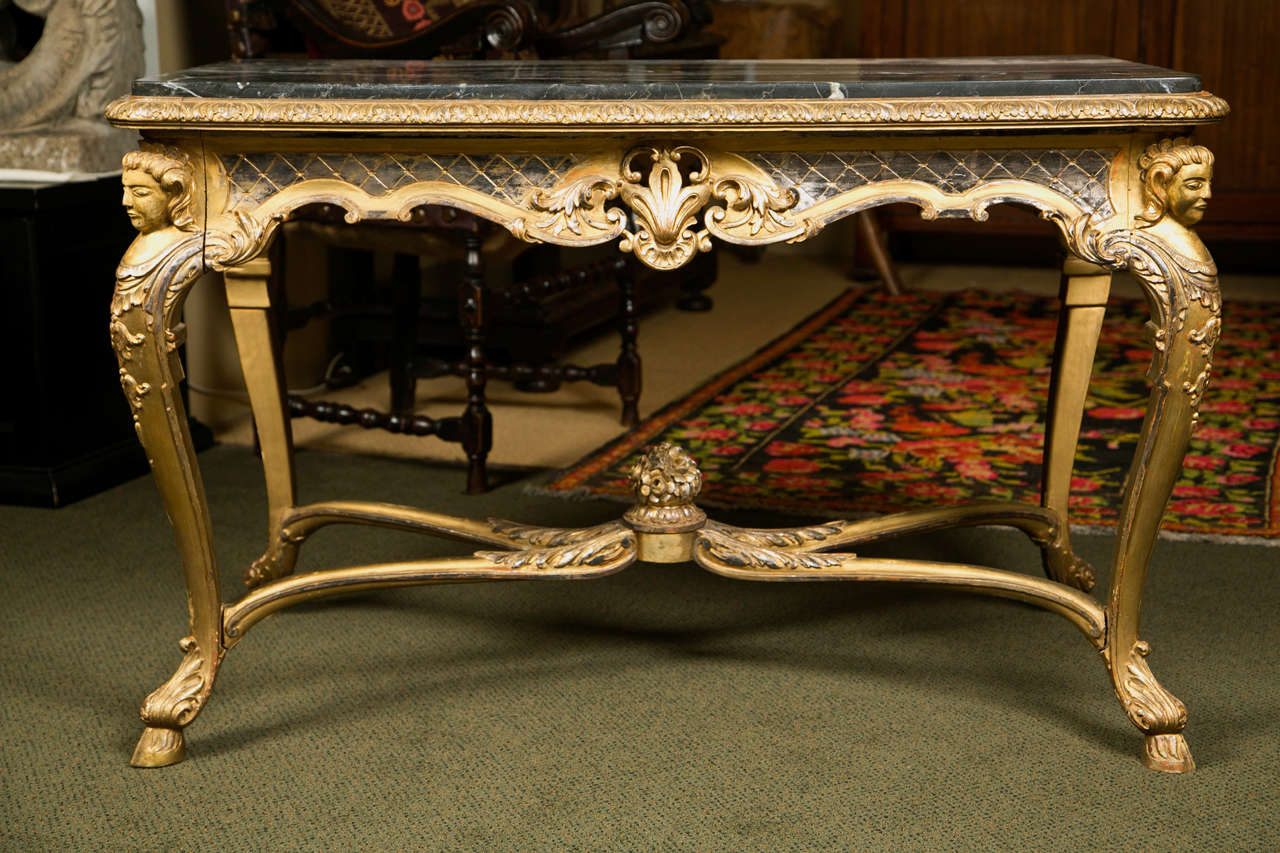 Silver Gilt Center or Console Table For Sale 2