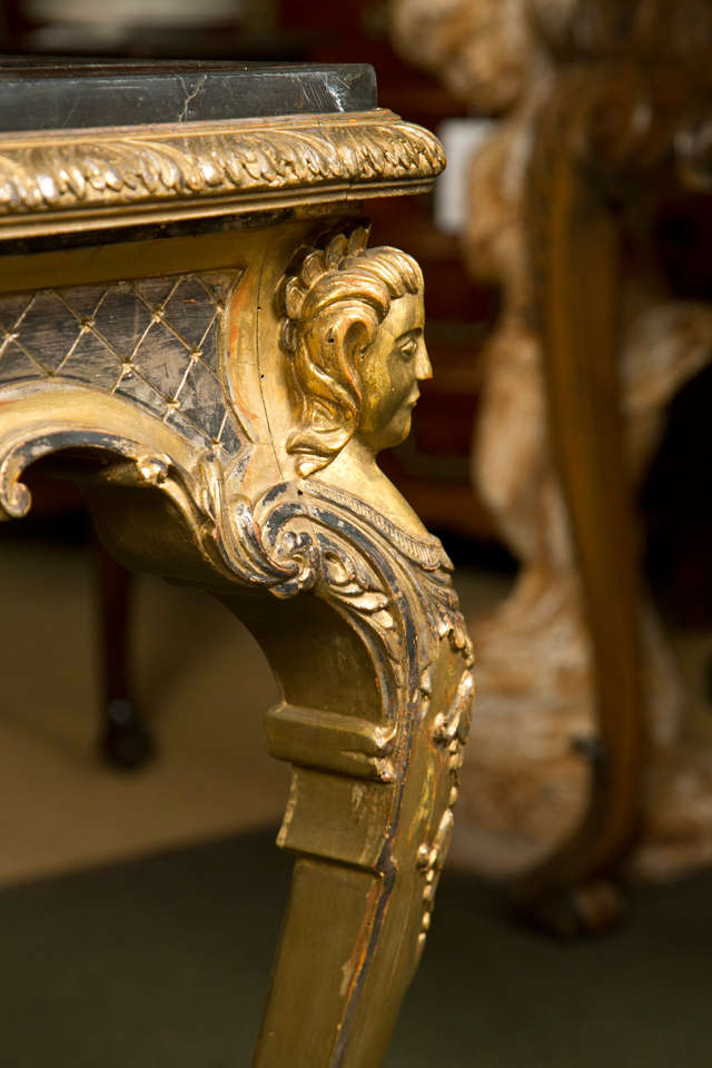Silver Gilt Center or Console Table In Good Condition For Sale In Stamford, CT
