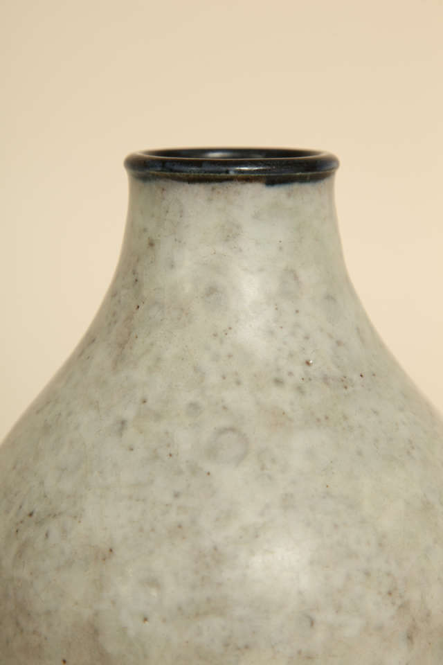 20th Century Emile Decoeur French Art Deco Stoneware Vase For Sale