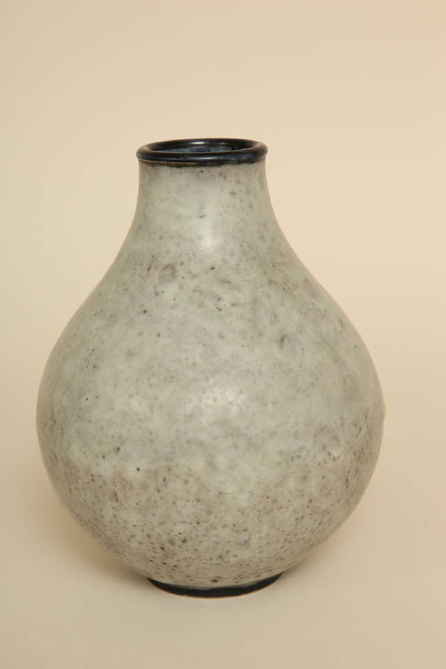 Emile Decoeur French Art Deco Stoneware Vase For Sale 1