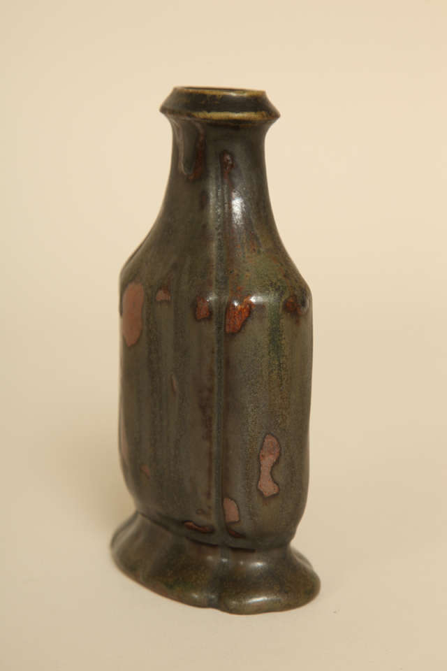 Emile Grittel French Ceramic Vase or Bottle For Sale 1