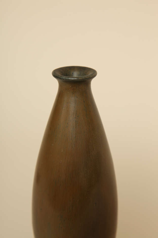 20th Century Henri Simmen French Art Deco Ceramic Vase For Sale