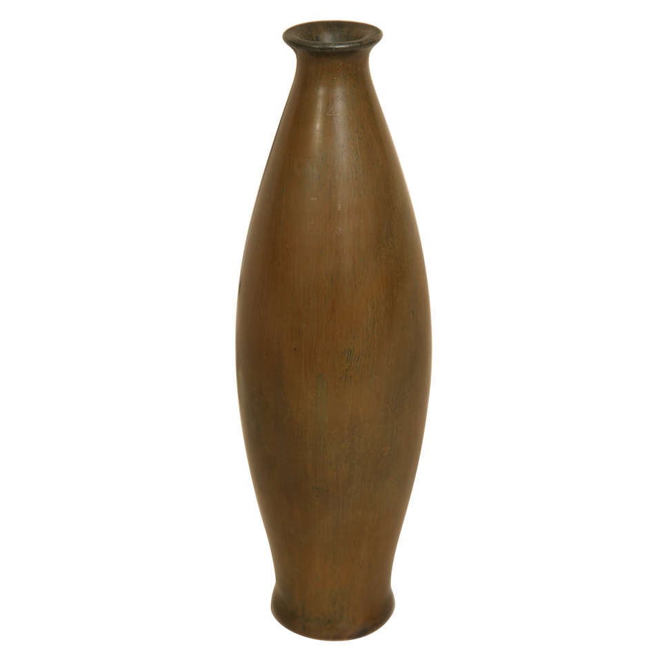 Henri Simmen French Art Deco Ceramic Vase For Sale