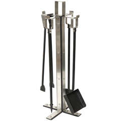 Stainless Fireplace Tool Set