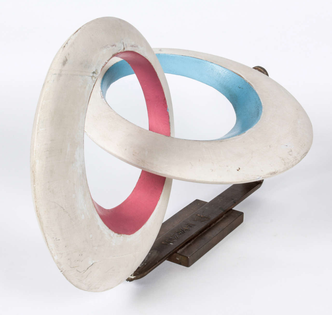 Raymond Barger Post-War Polychrome wood Sculpture c. 1955 In Excellent Condition For Sale In New York, NY
