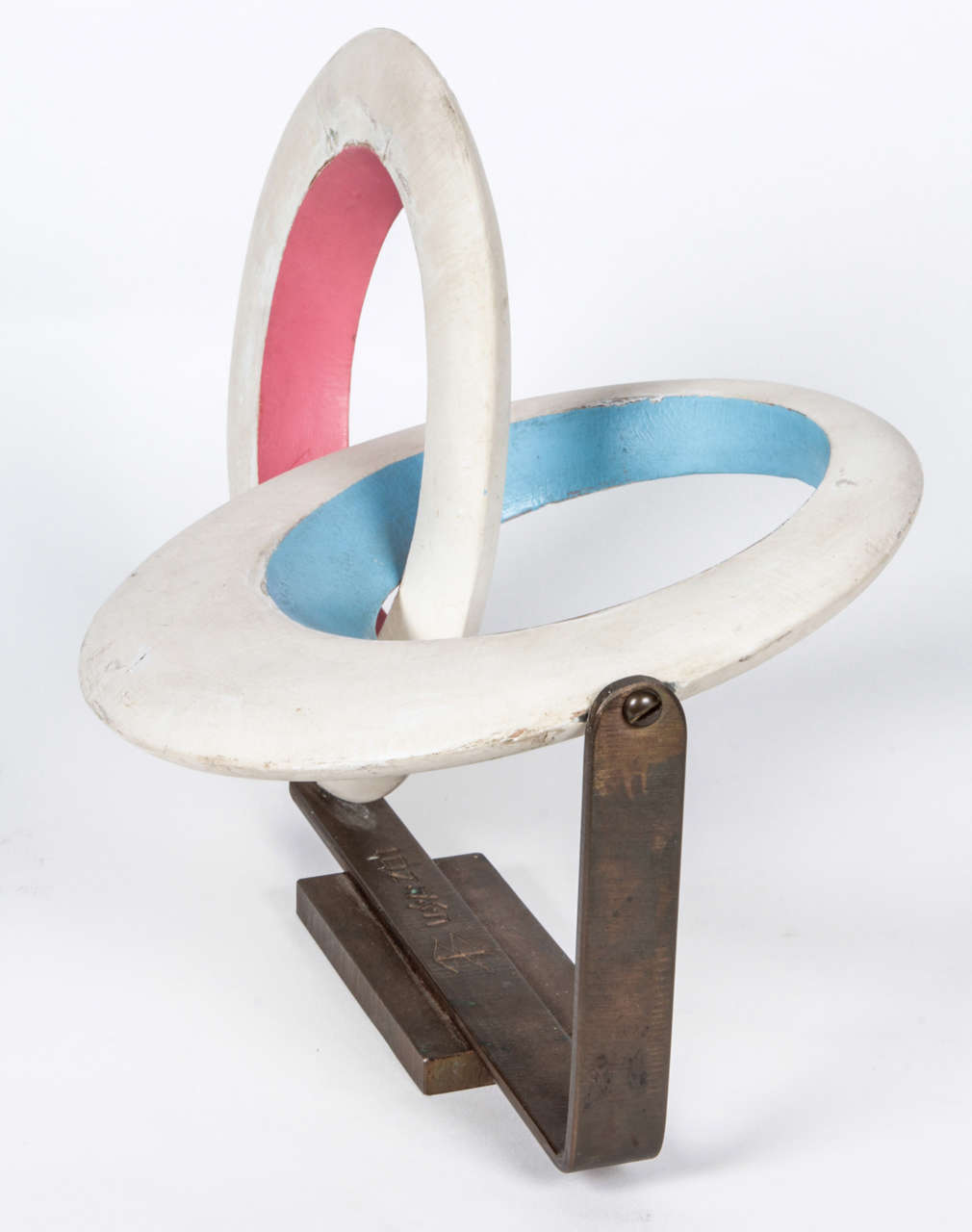 Mid-20th Century Raymond Barger Post-War Polychrome wood Sculpture c. 1955 For Sale