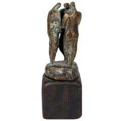 Retro Mayo Martin Johnson / American Post-War Bronze Sculpture, 1960