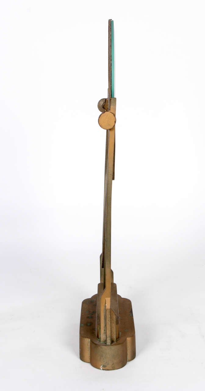 20th Century Jock Peters / Bullocks Wilshire / American Art Deco Table Top Jewelry Salon Mirror Circa 1928