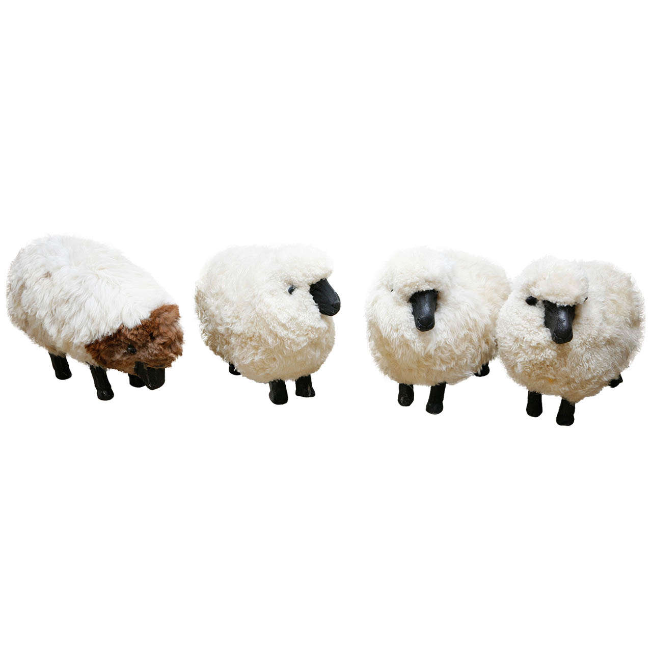 Vintage Sheep in the Style of Lalanne