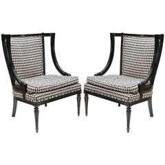 Pair of Houndstooth Chairs