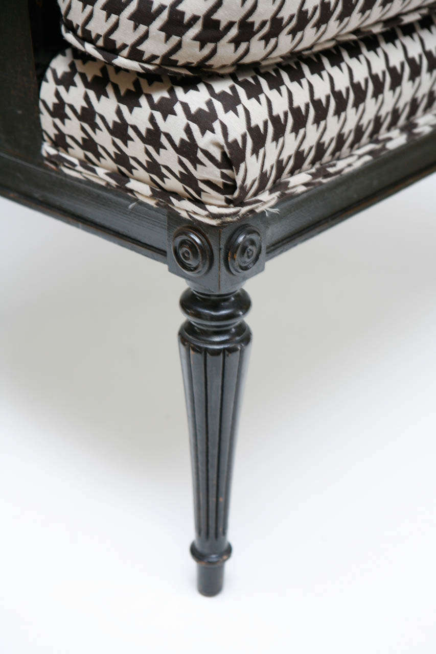 Mid-20th Century Pair of Houndstooth Chairs