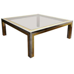 Square Coffee Table, France, 1970s 9