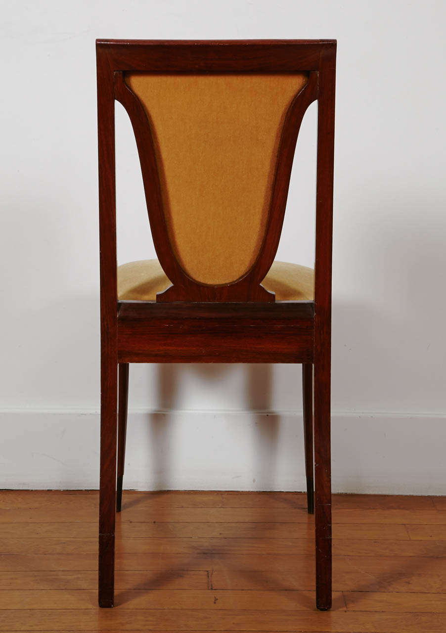 Set of Eight Mahogany Chairs, 1930's, By Christian Krass 2