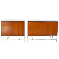Walnut Cabinets by Paul McCobb for Calvin