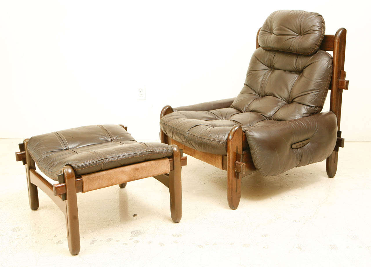 Jean Gillon Lounge Chair and Ottoman for Probel.