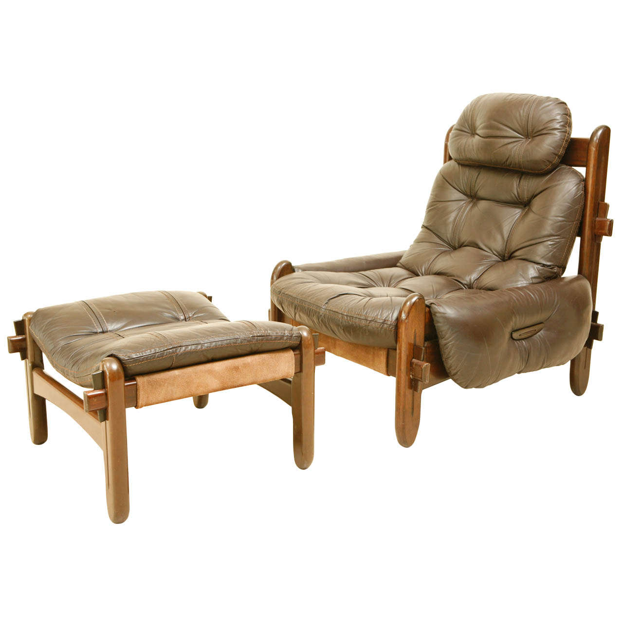 Jean Gillon Lounge Chair And Ottoman For Probel